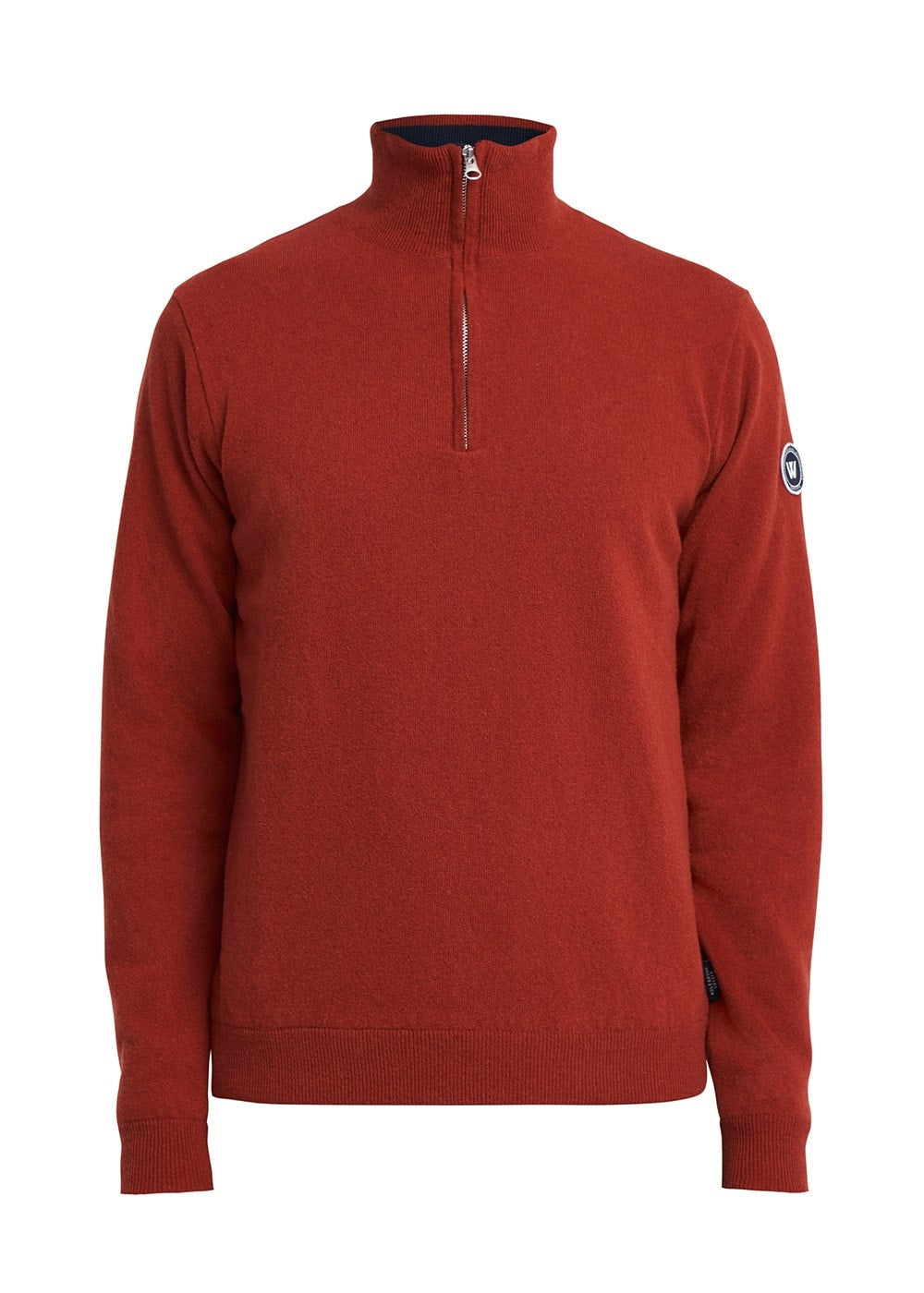 Stellan T-Neck Windproof Sweater - Maple Red - 4