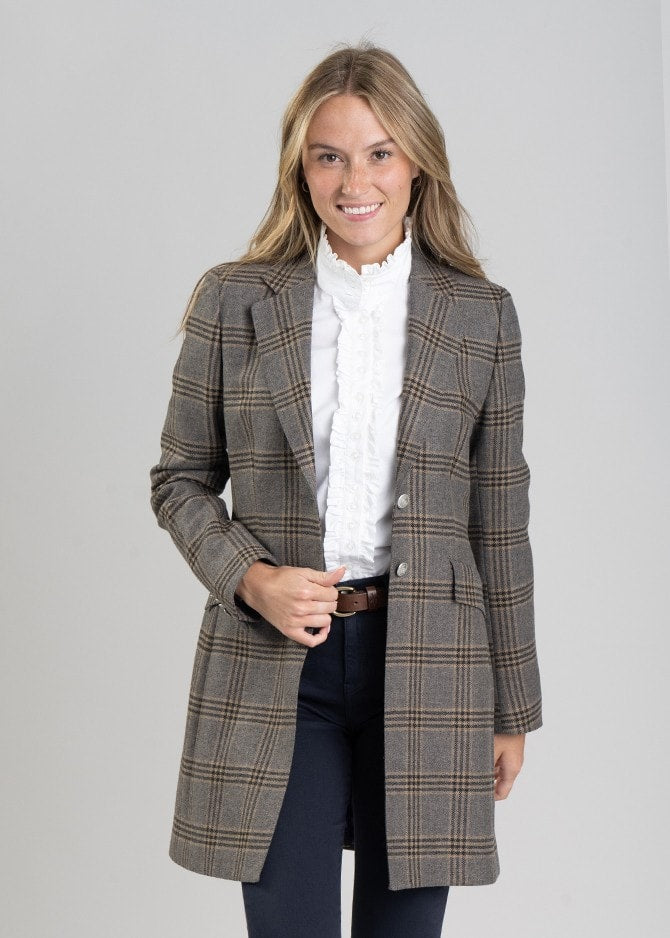 Highgrove Long Jacket - Richmond Check - 3