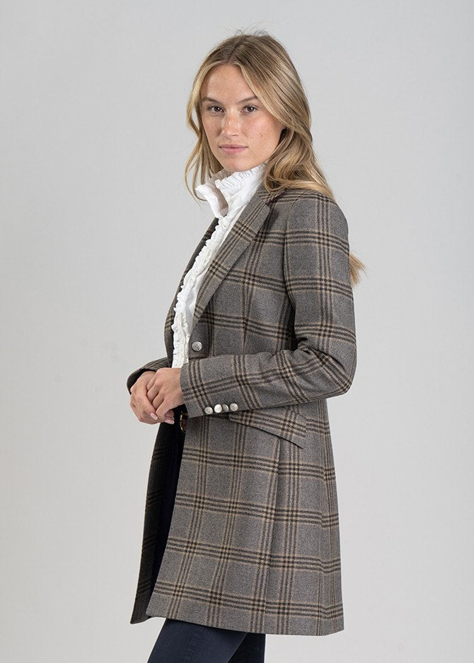 Highgrove Long Jacket - Richmond Check - 5