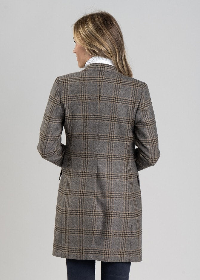 Highgrove Long Jacket - Richmond Check - 6