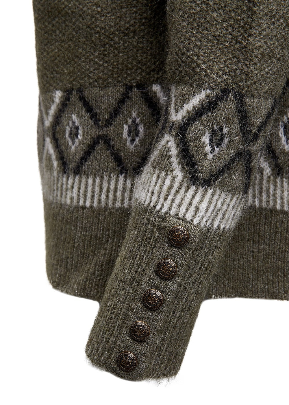 Fairisle Knit - Khaki - 7