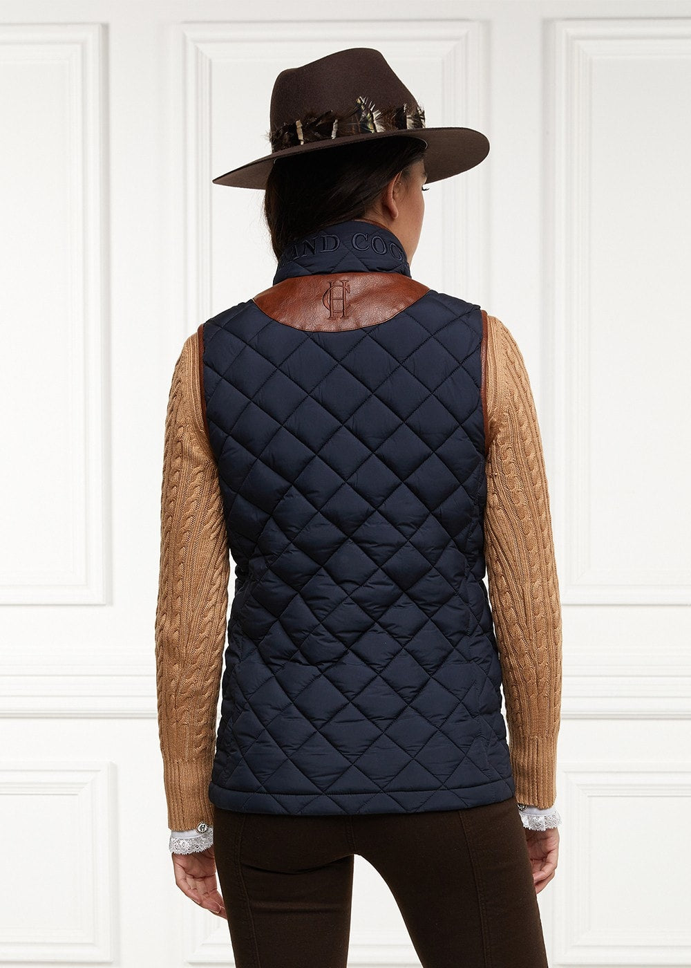 Country Quilted Gilet - Ink Navy - 2