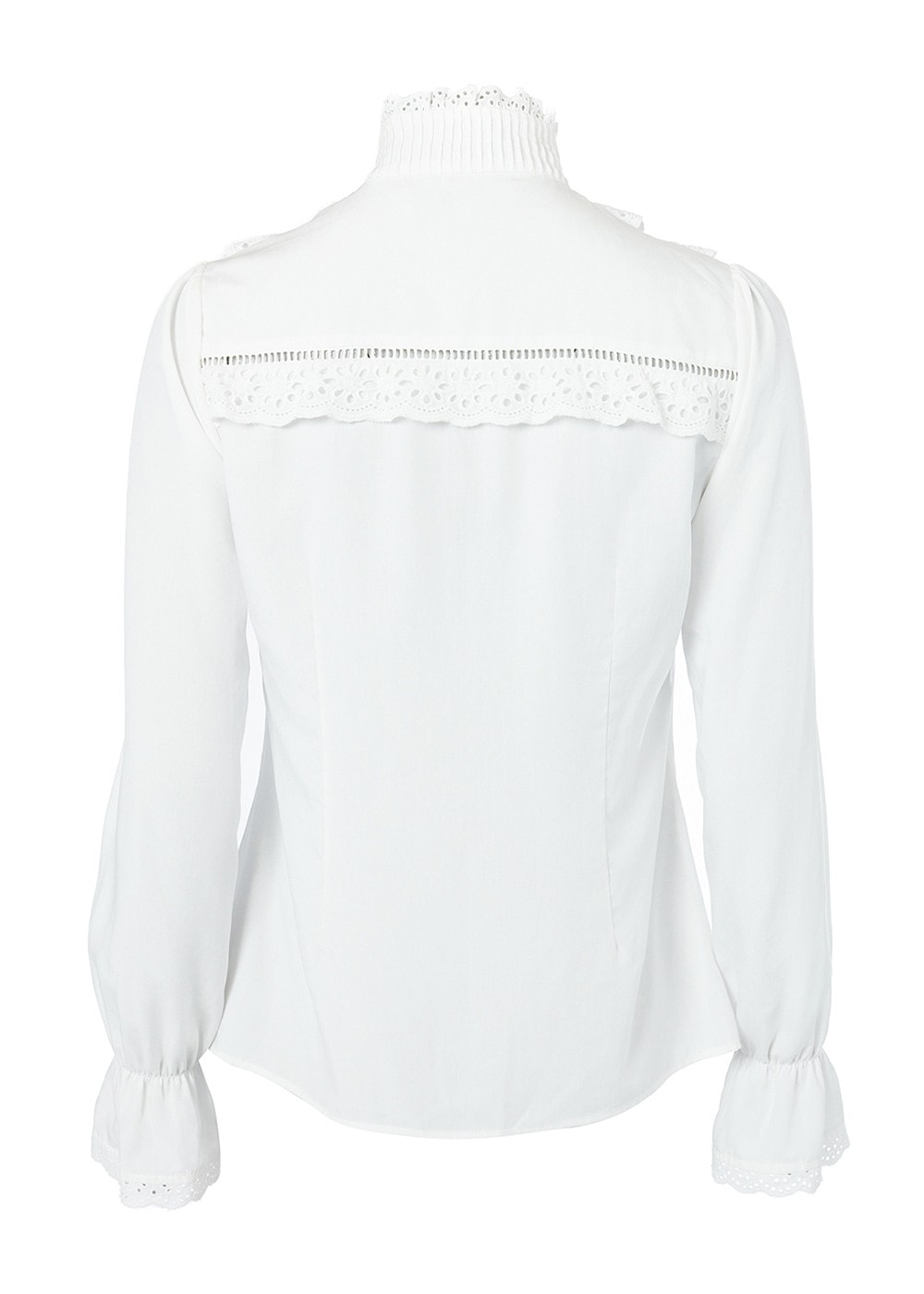 Audley Lace Blouse - White - 8