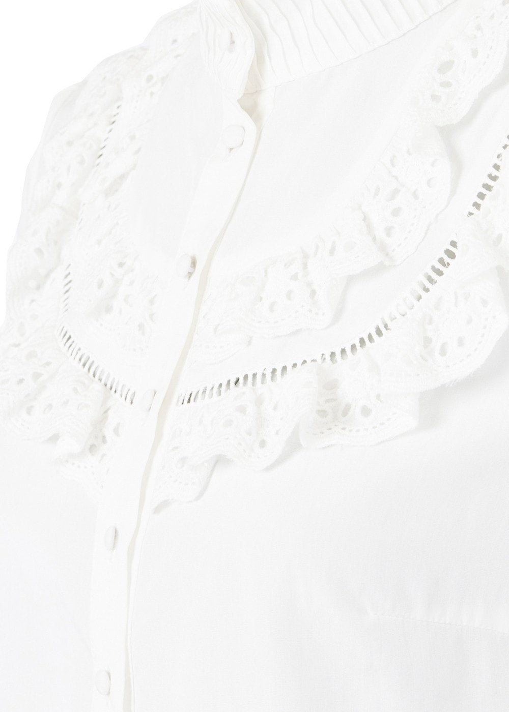 Audley Lace Blouse - White - 9