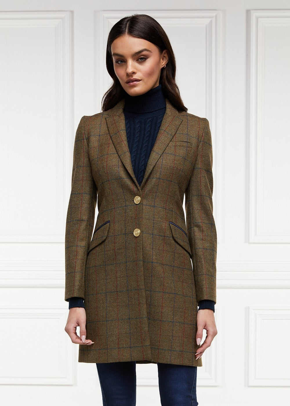 Highgrove Coat - Glen Green - 1