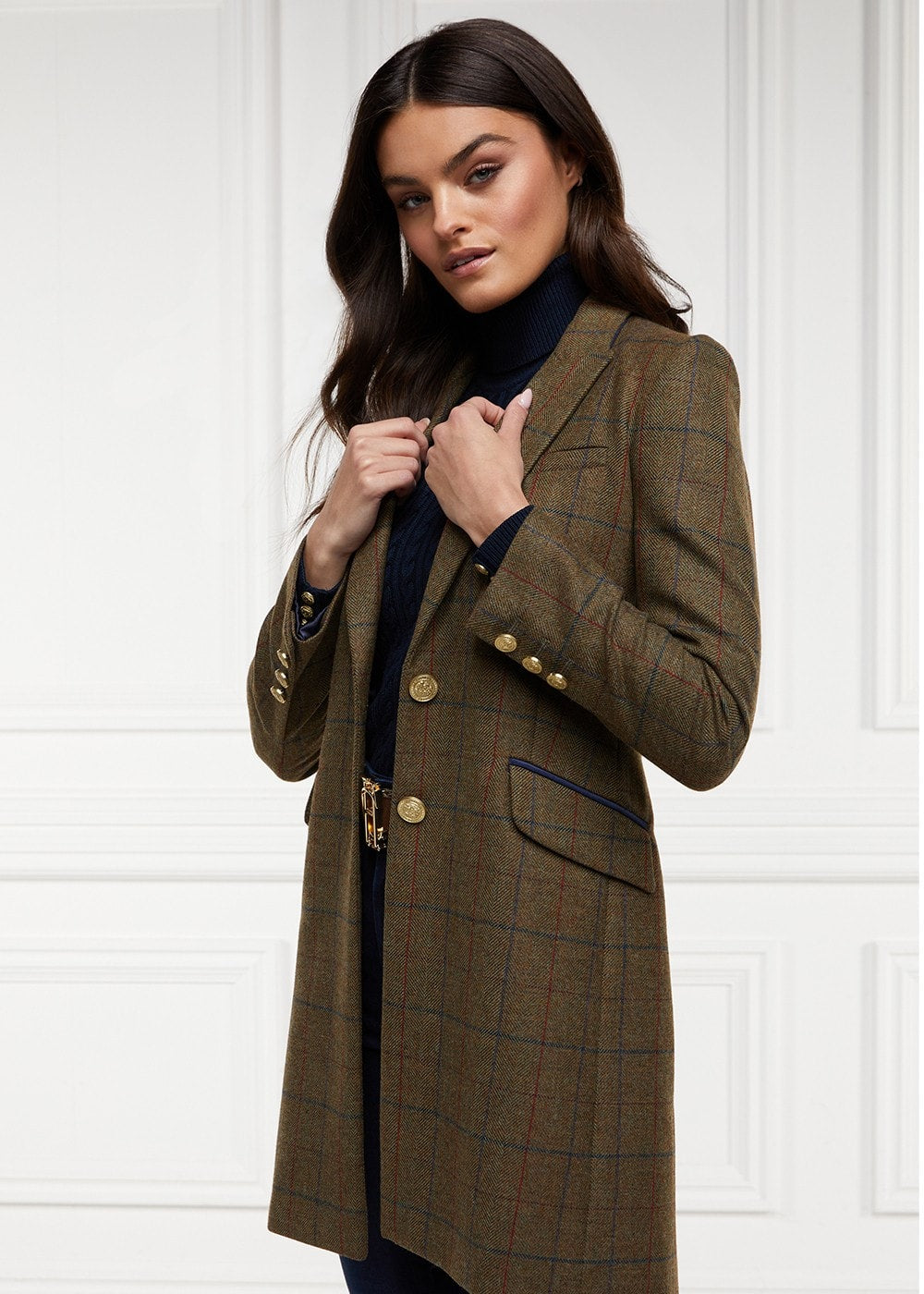 Highgrove Coat - Glen Green - 2