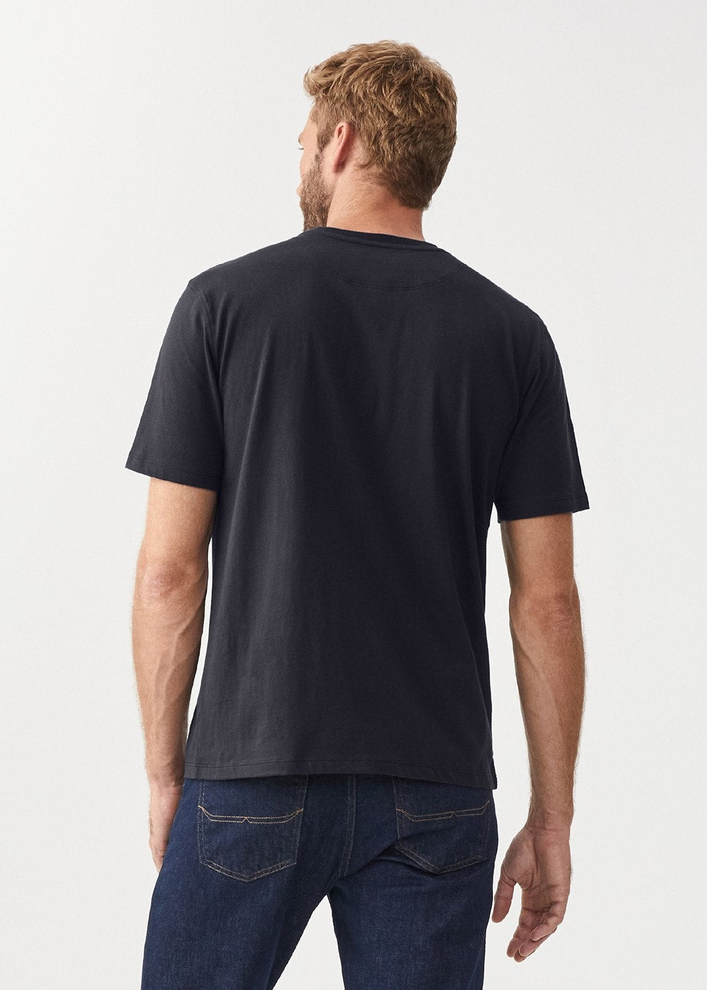 Parson T-Shirt - Navy and Chestnut - 2