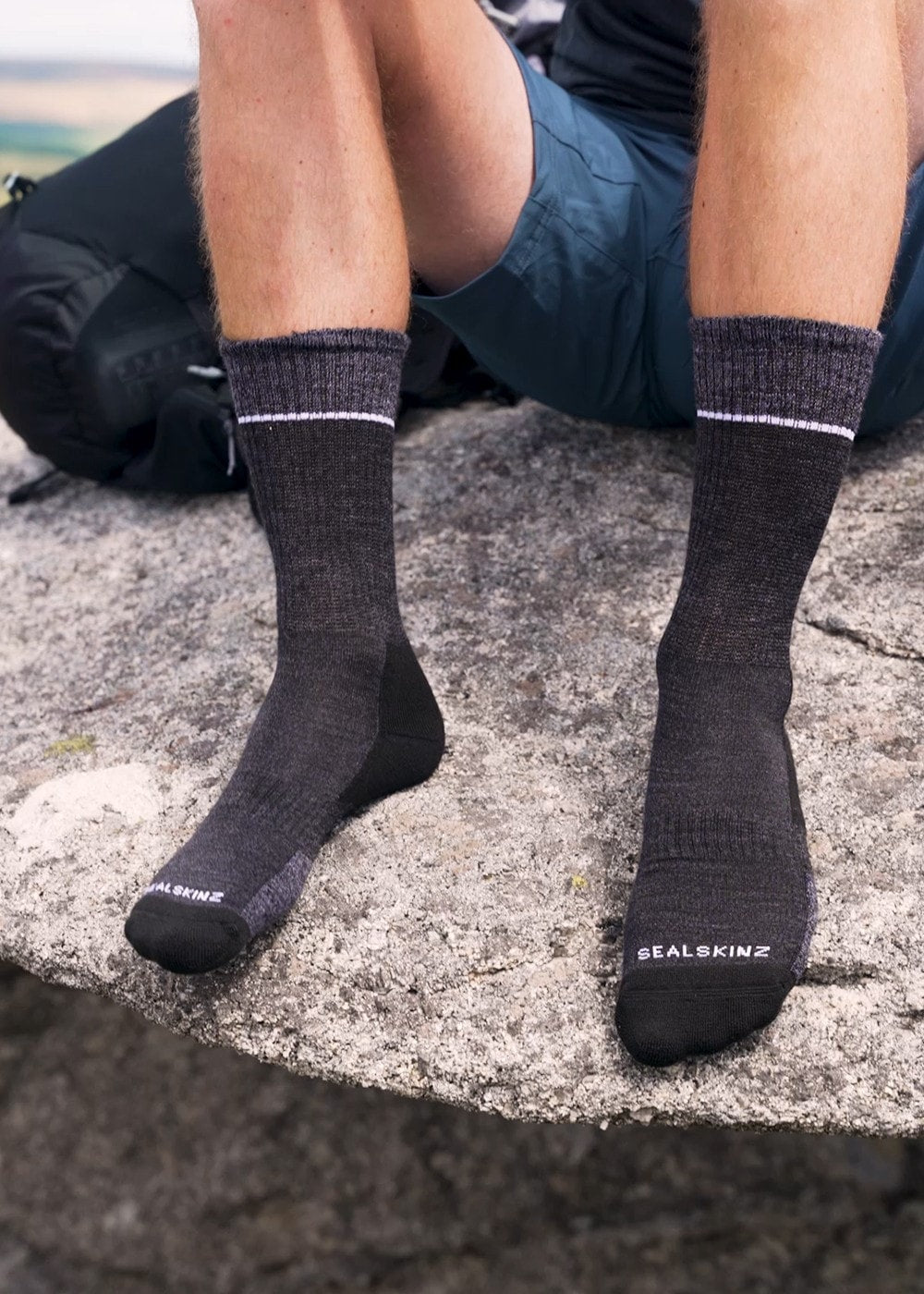 Morston Solo QuickDry Ankle Socks - Grey - 2