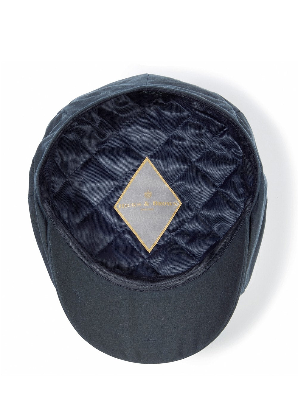 Hengrave Wax Baker Boy Cap - Navy - 2