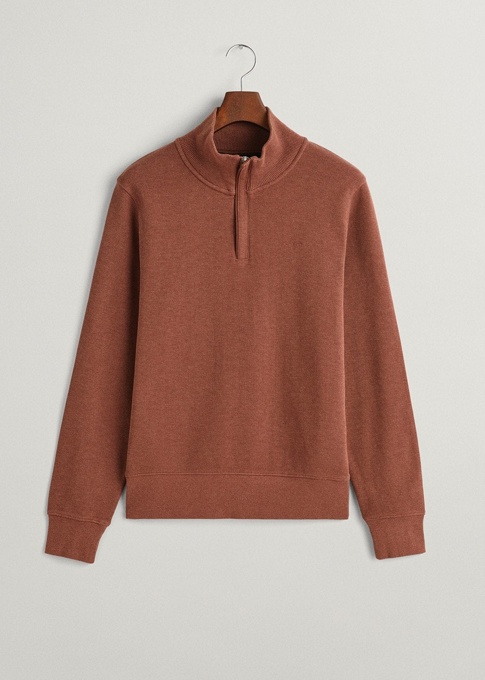 Sacker Rib Half Zip - Weathered Brown - 6