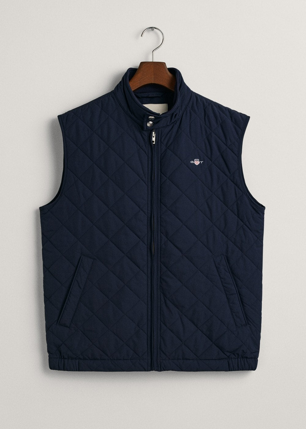 Quilted Windcheater Vest - Evening Blue - 5