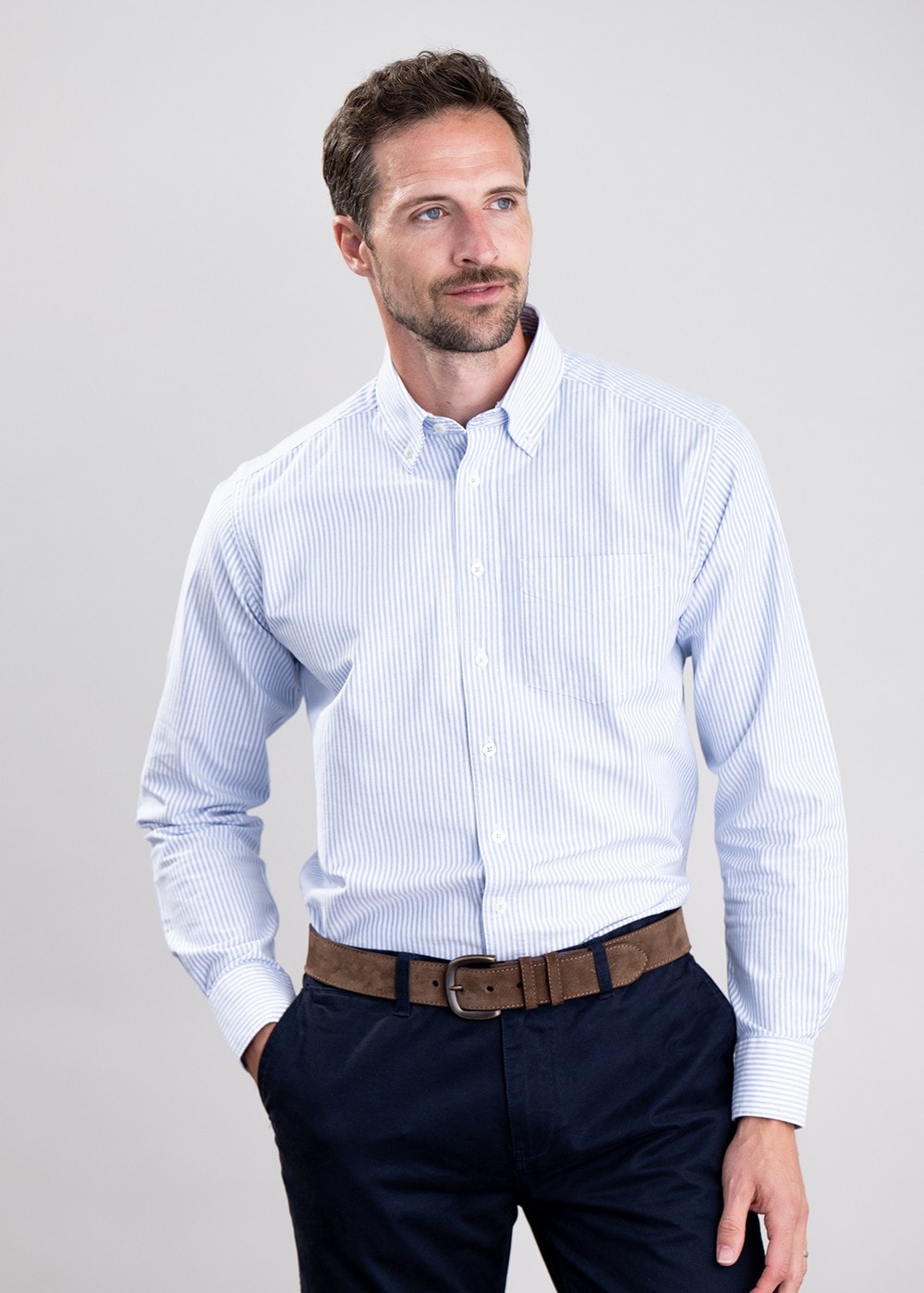 Carham Shirt - Blue Stripe - 1