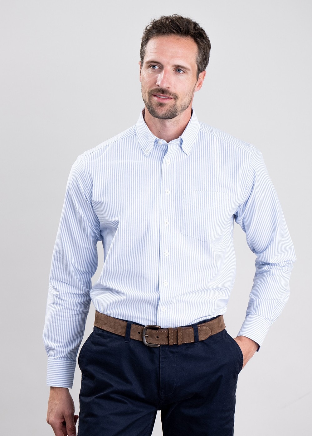 Carham Shirt - Blue Stripe - 3