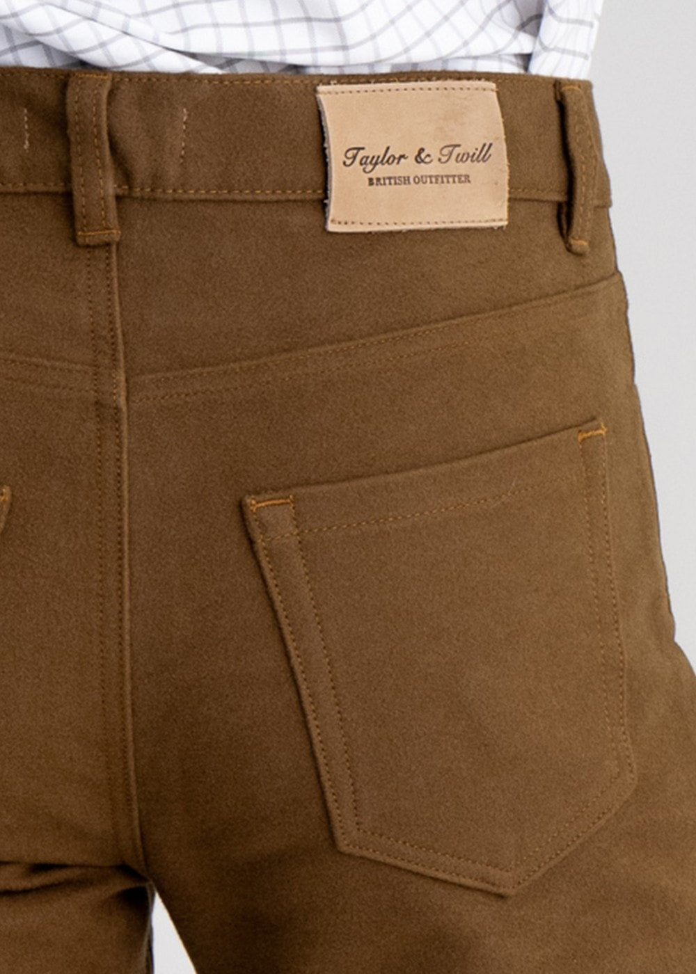 Gateshaw Moleskin Jeans - Camel - 4