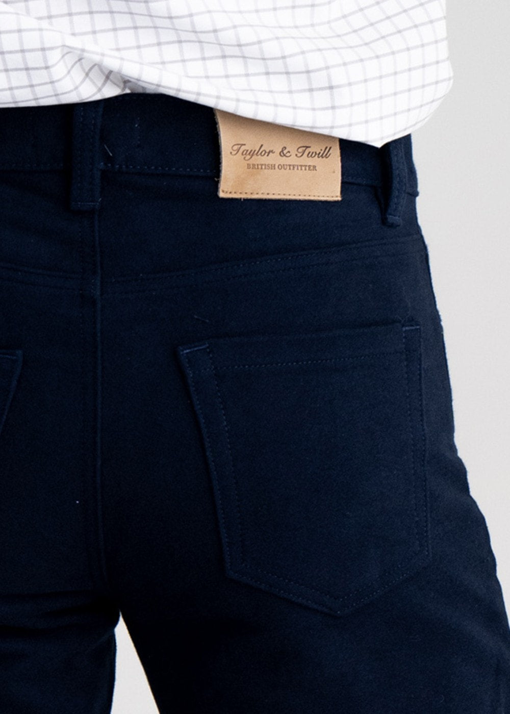 Gateshaw Moleskin Jeans - Indigo - 4