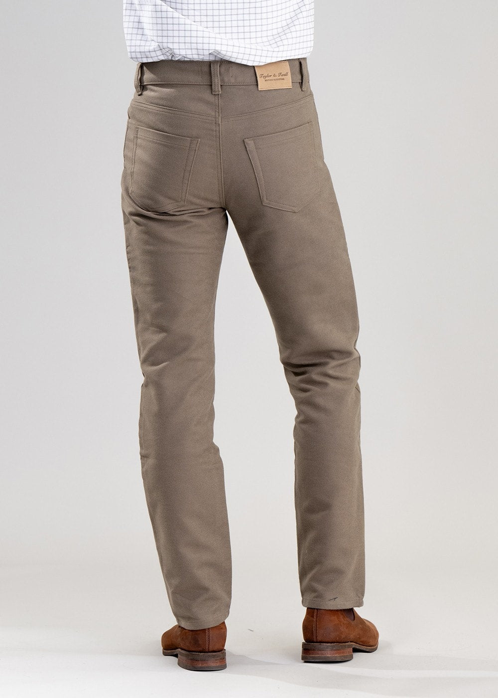 Gateshaw Moleskin Jeans - Stone - 3