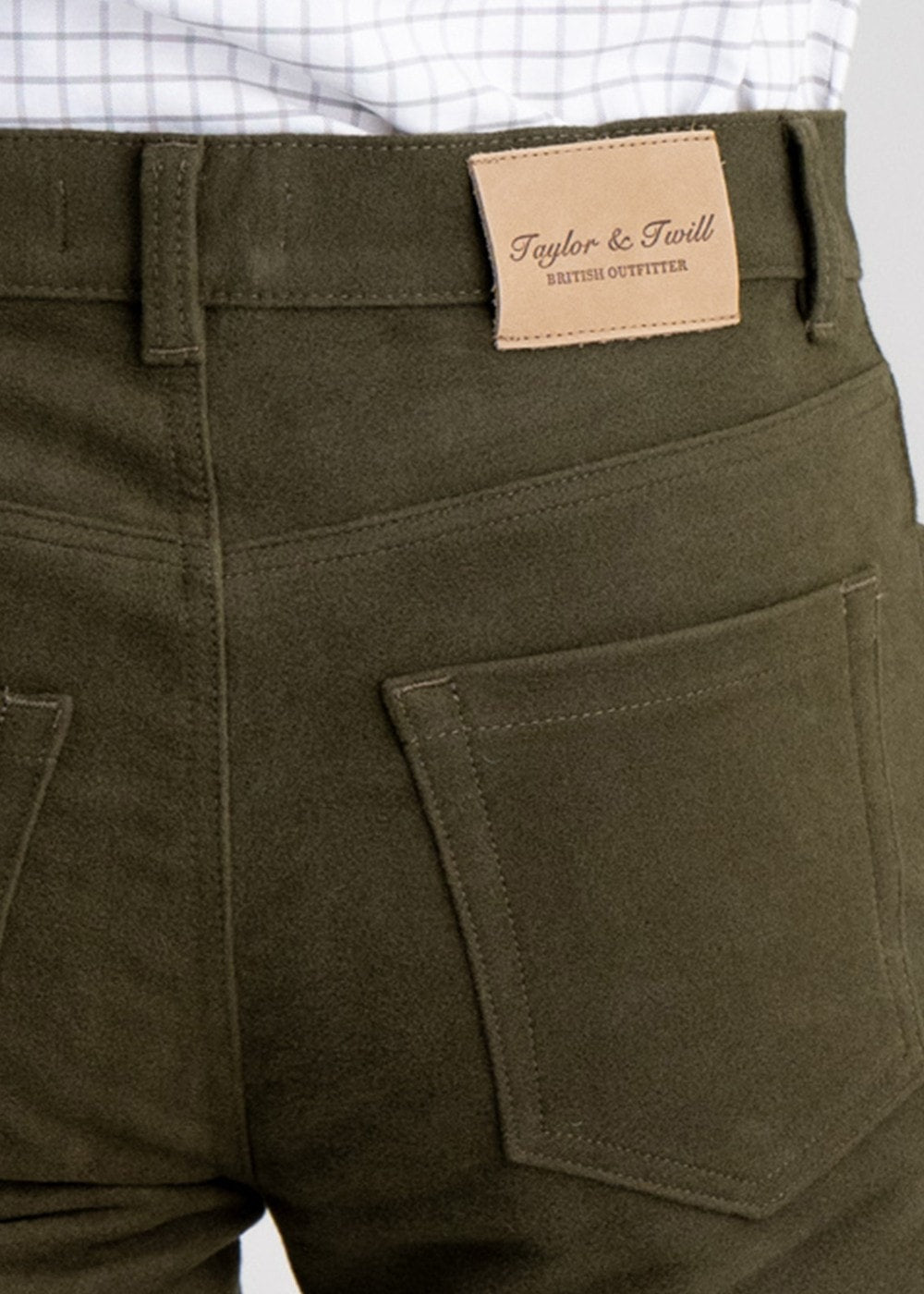 Gateshaw Moleskin Jeans - Forest - 3