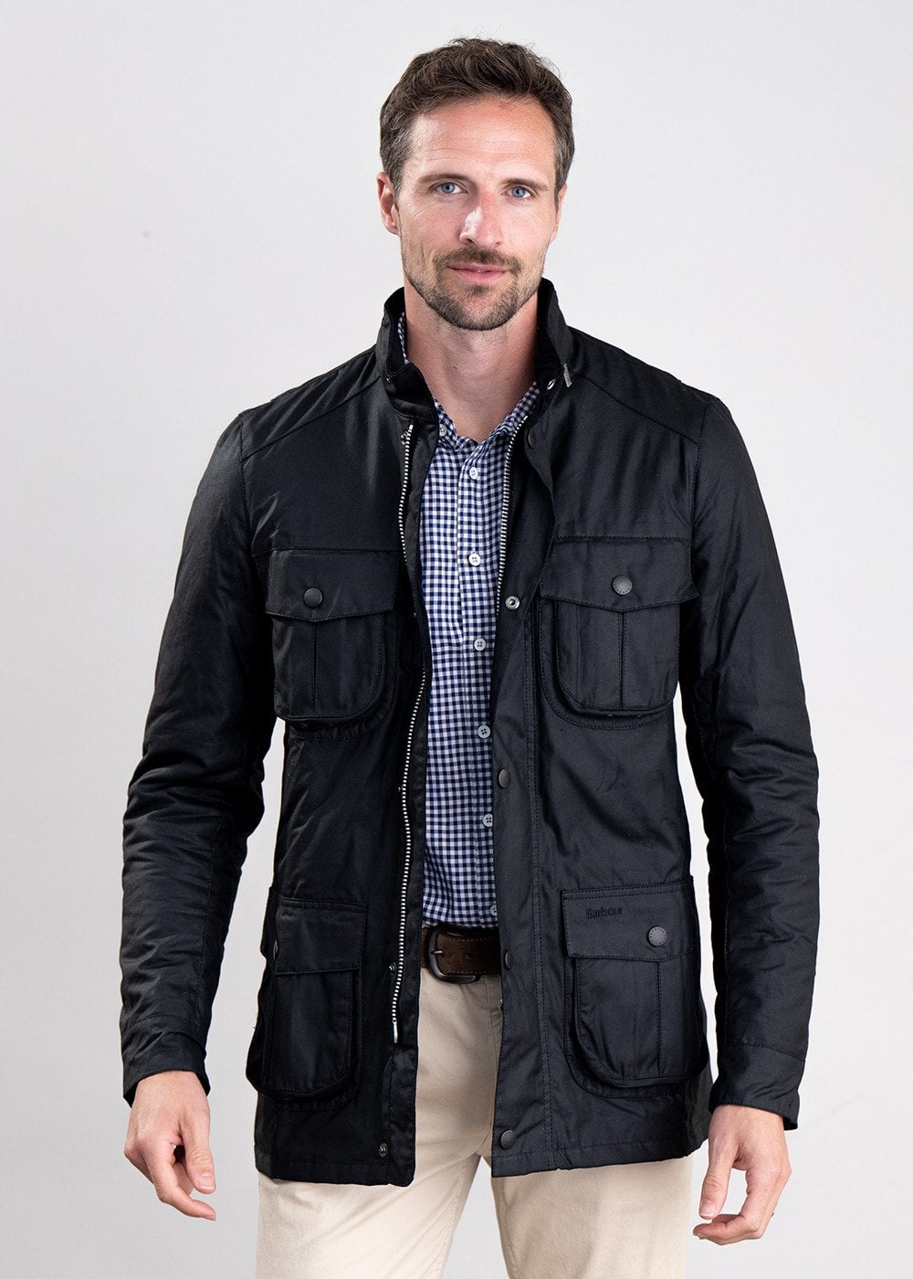 Corbridge Wax Jacket - Black - 2