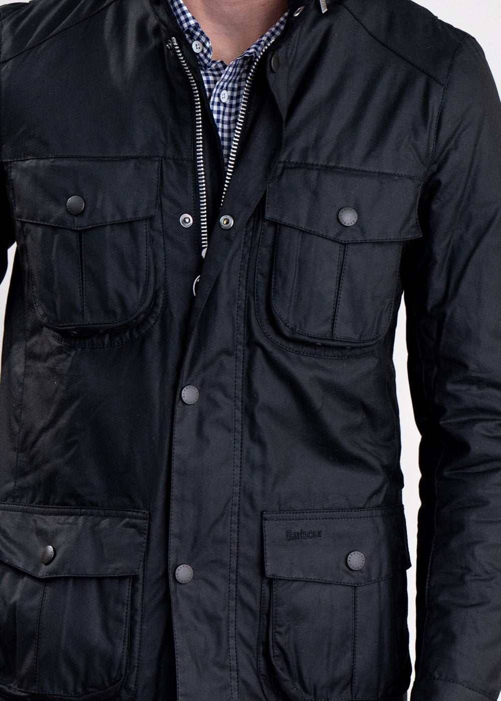 Corbridge Wax Jacket - Black - 4