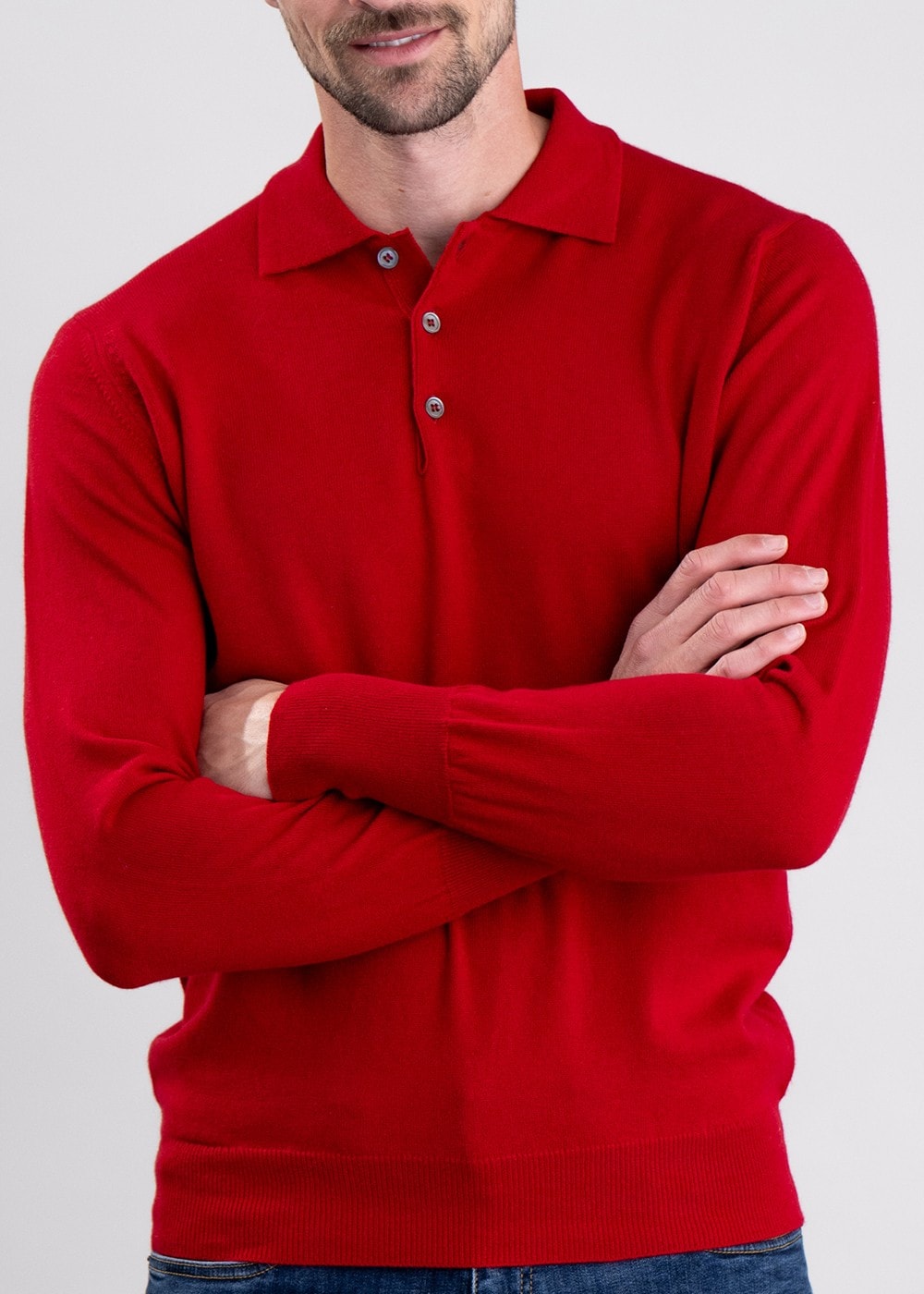 Oxton 1 Ply Cashmere Sport Shirt - Chianti - 4