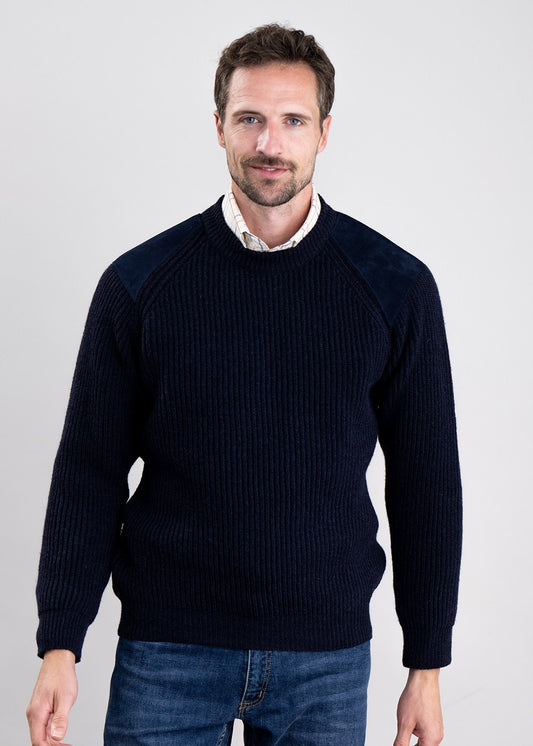 Scotia Shooting Sweater - Navy - 1