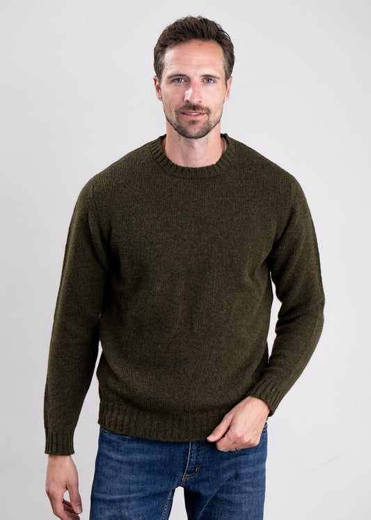 Aryan Crew Neck - Loden - 1