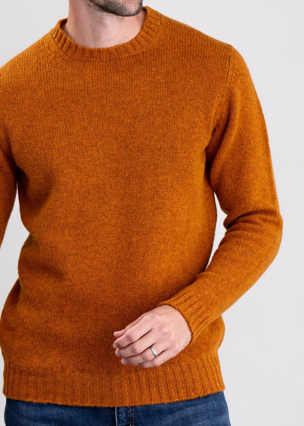 Aryan Crew Neck - Vintage Orange - 4