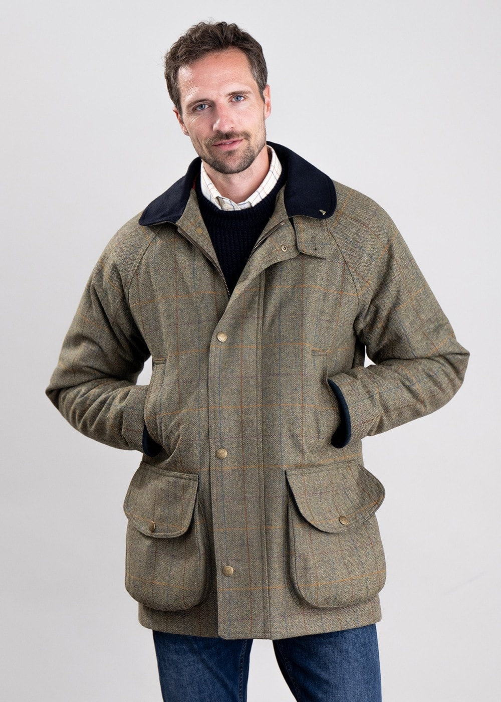 Chiltern Field Coat - Grieve Tweed - 3