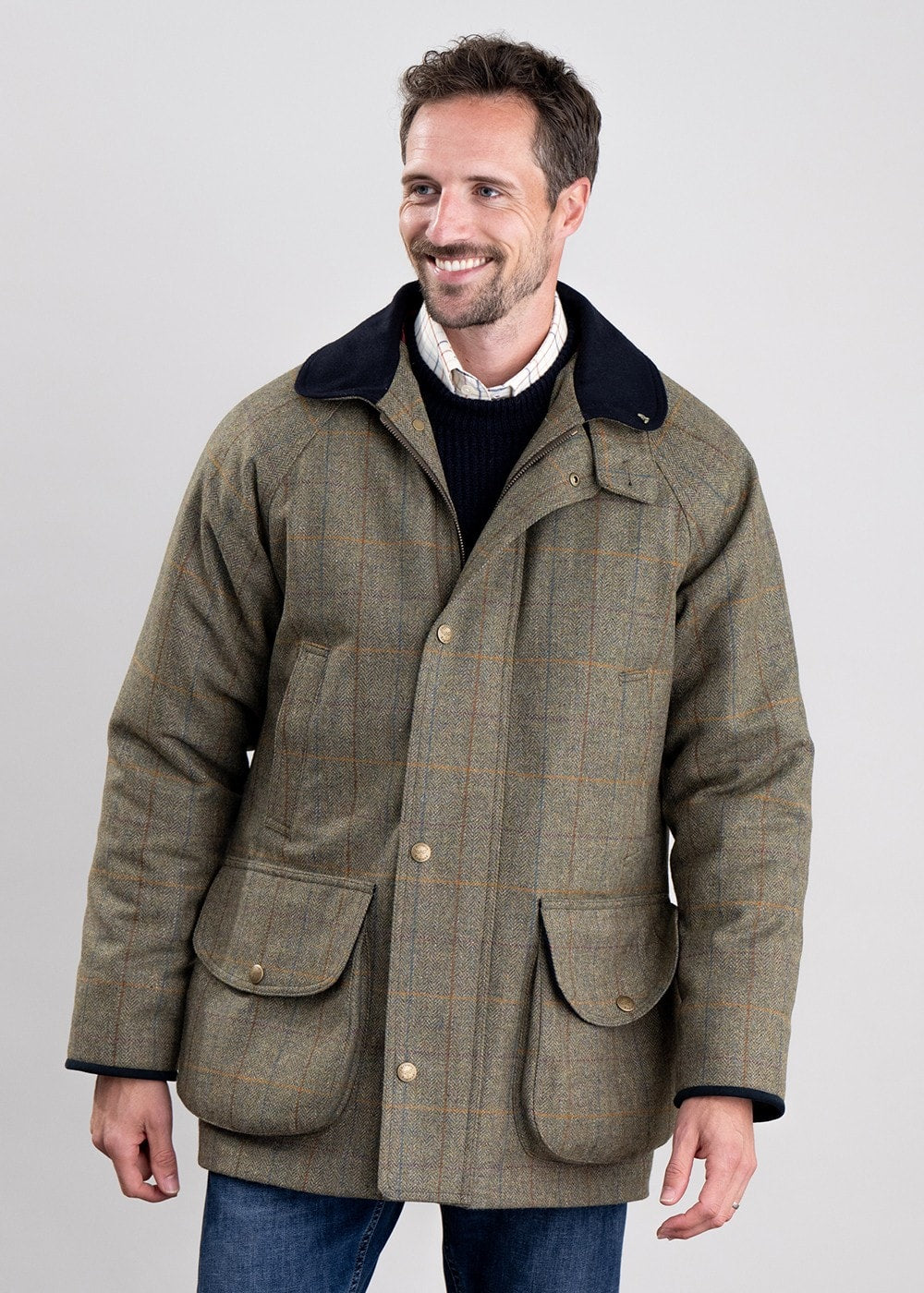 Chiltern Field Coat - Grieve Tweed - 4