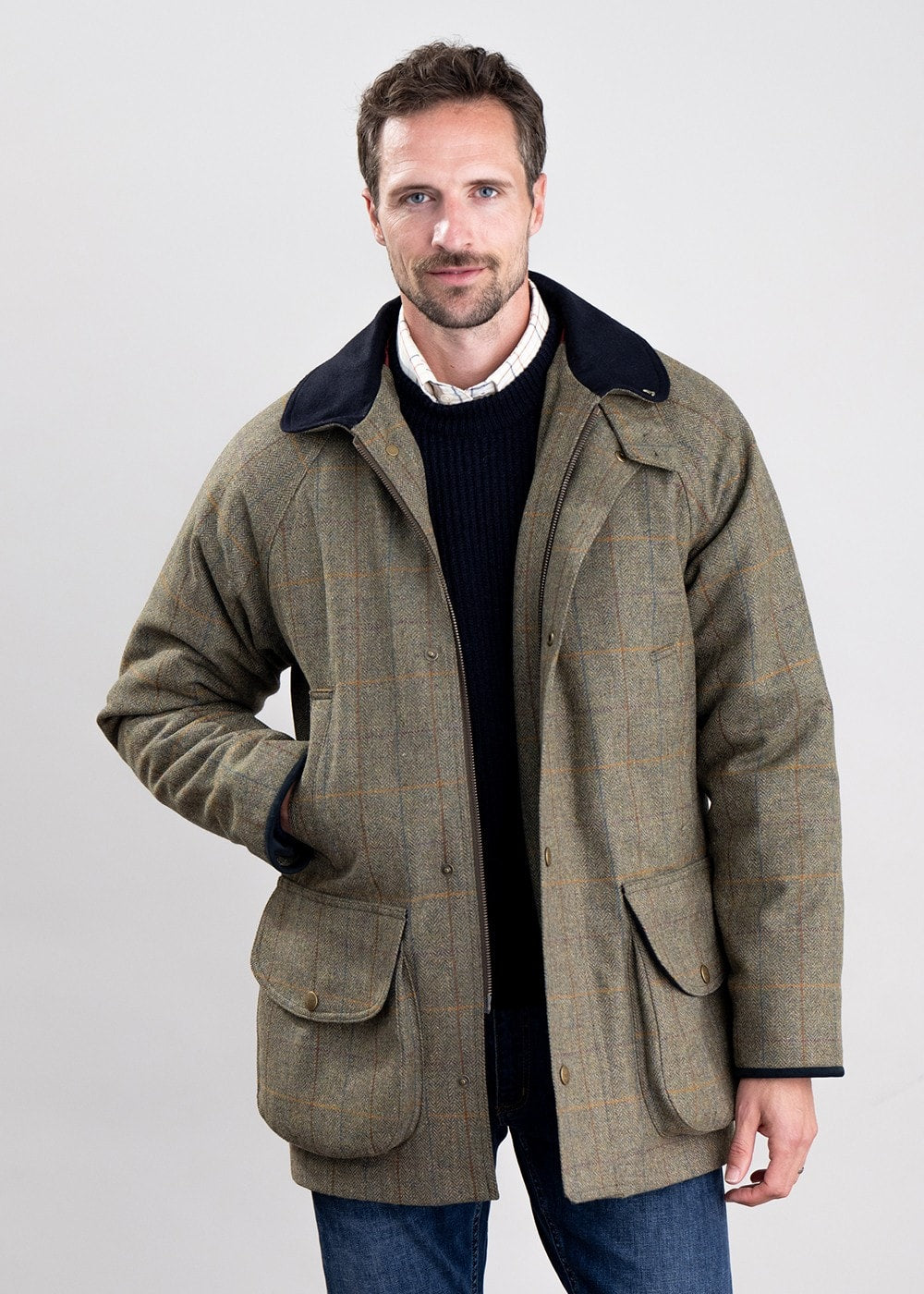 Chiltern Field Coat - Grieve Tweed - 5