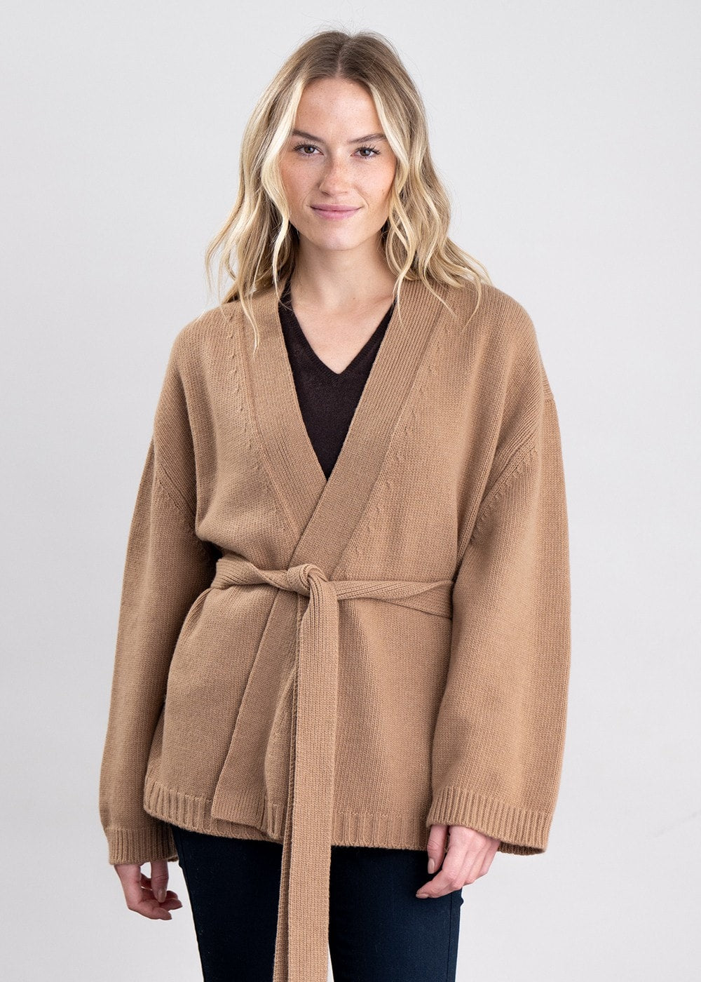 Margaret Kimono Cardigan - Camel - 3