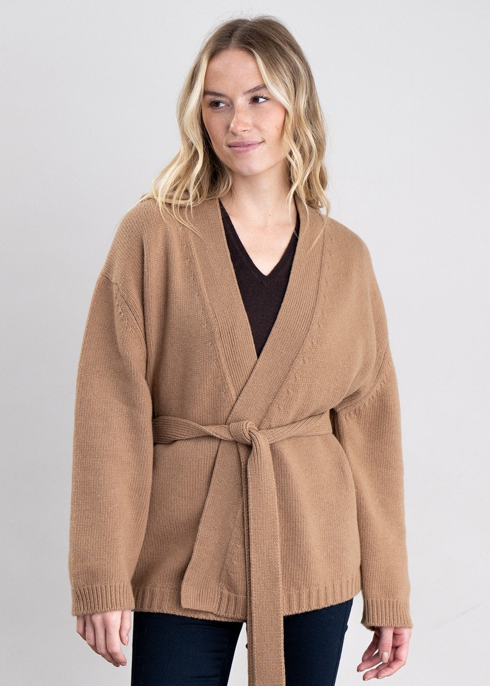 Margaret Kimono Cardigan - Camel - 4