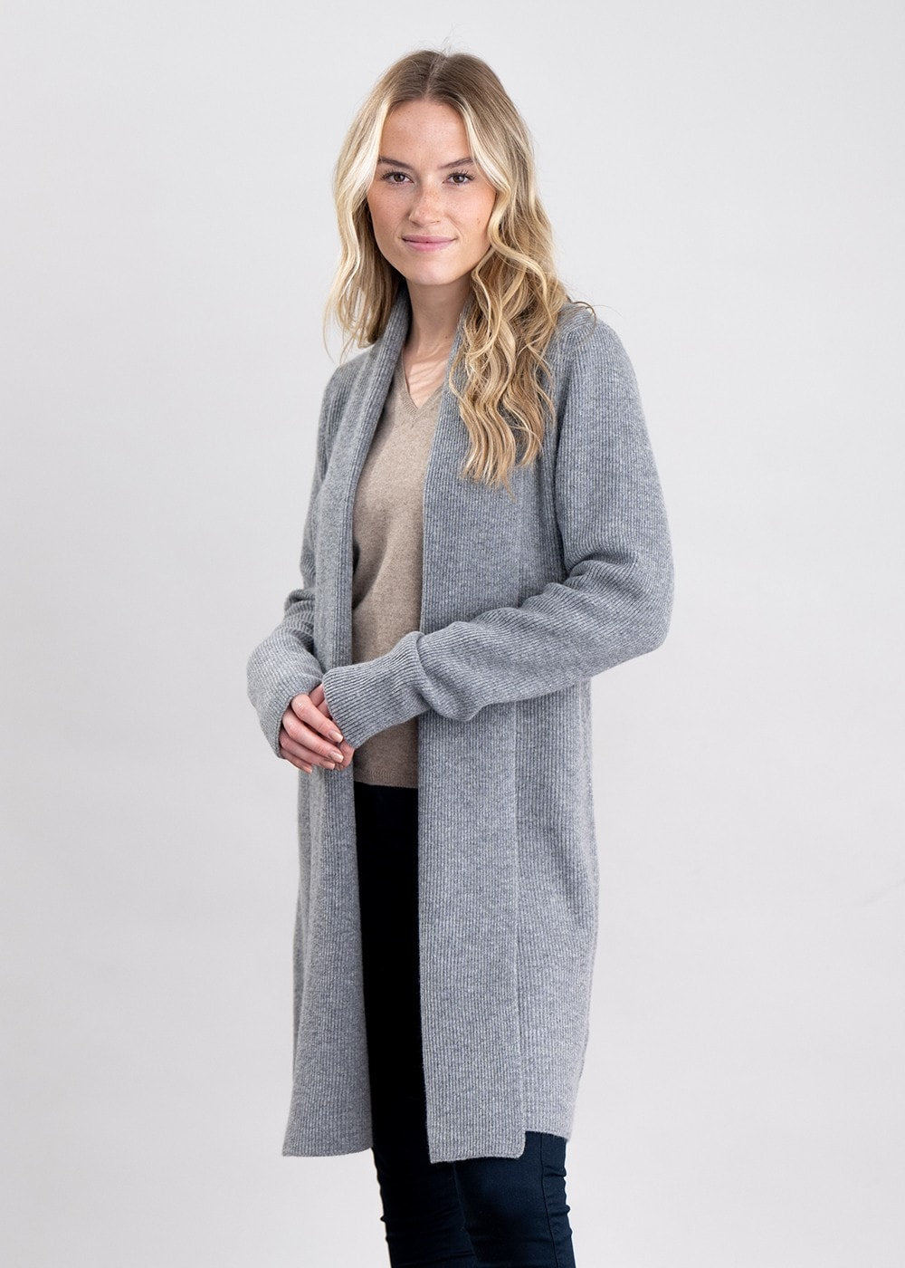 Margot Shawl Cardigan - Flannel Grey - 2