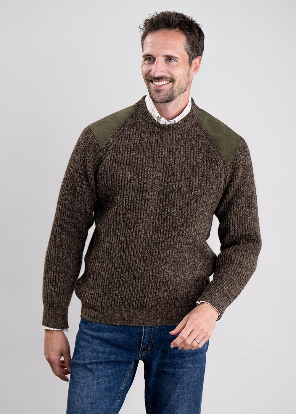 Scotia Shooting Sweater - Birch - 4