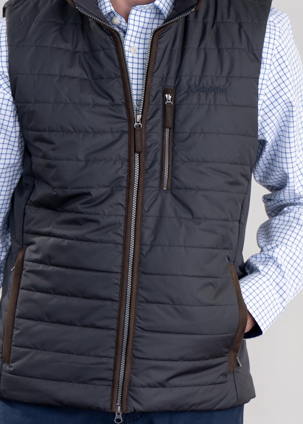 Brora Gilet - Charcoal - 7