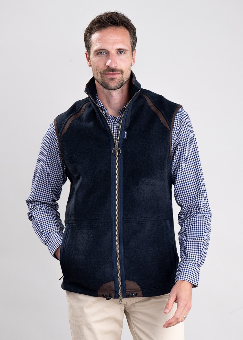 Langdale Fleece Gilet - Navy - 1