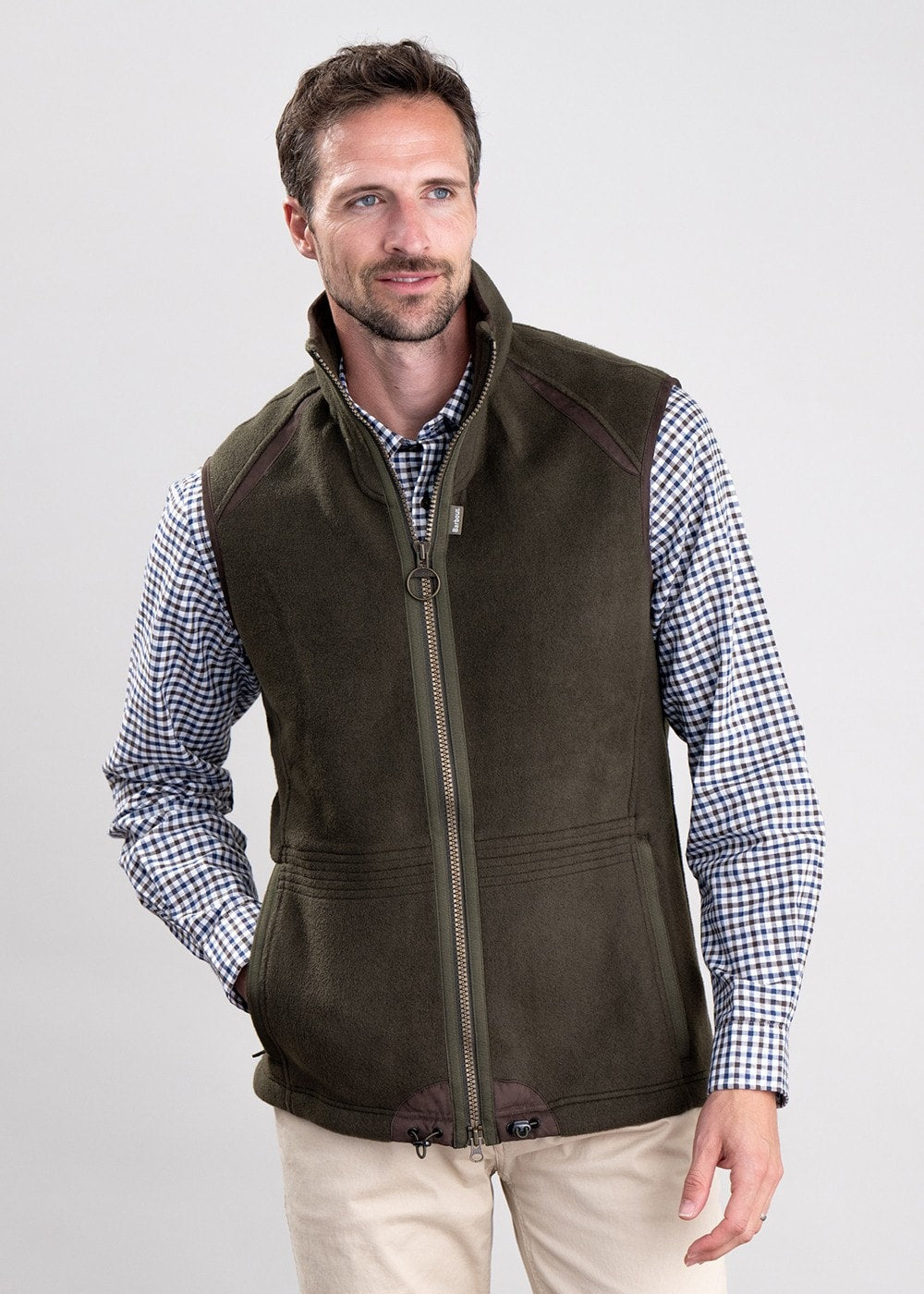 Langdale Fleece Gilet - Olive - 1