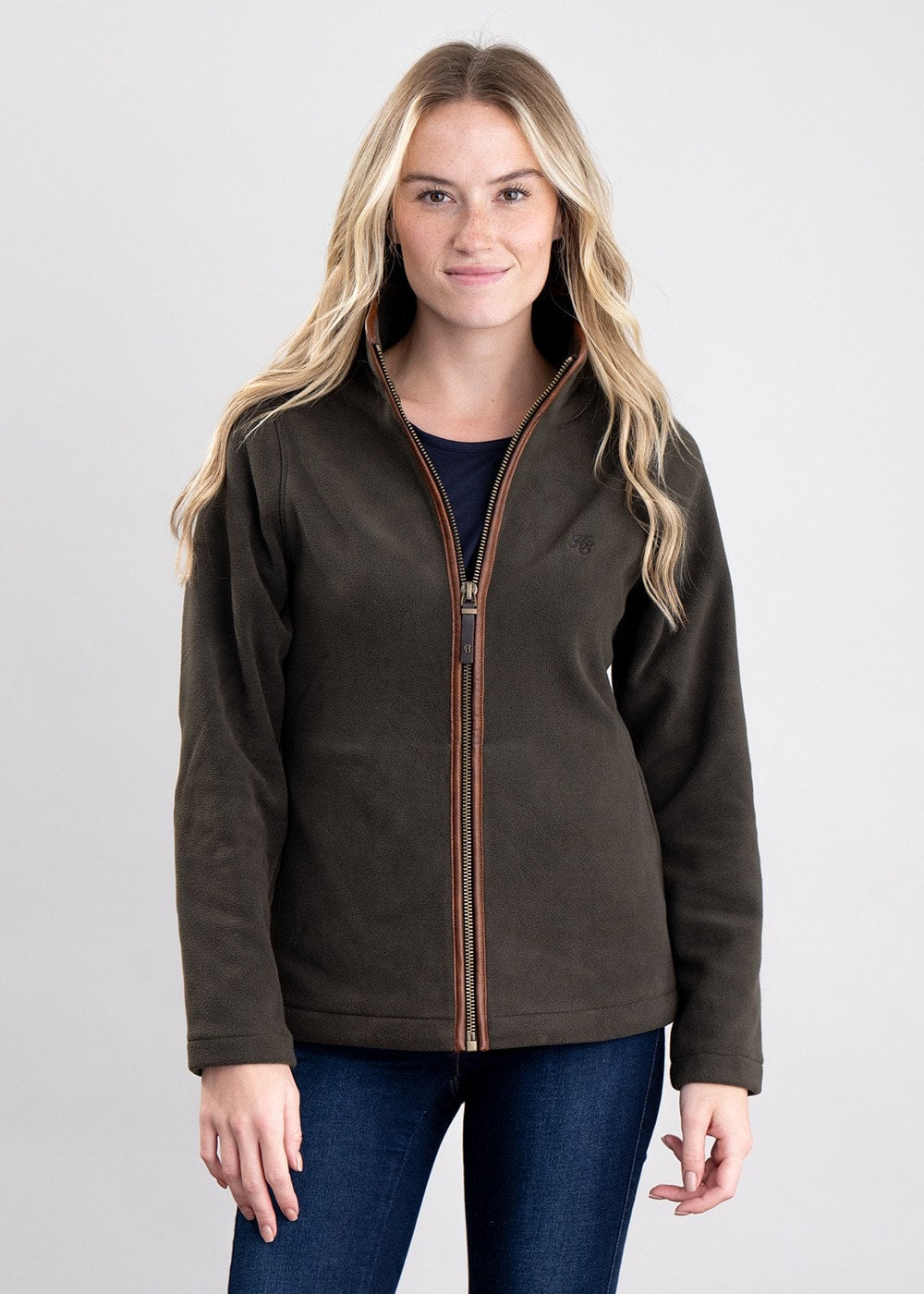 Country Fleece Jacket - Khaki - 1