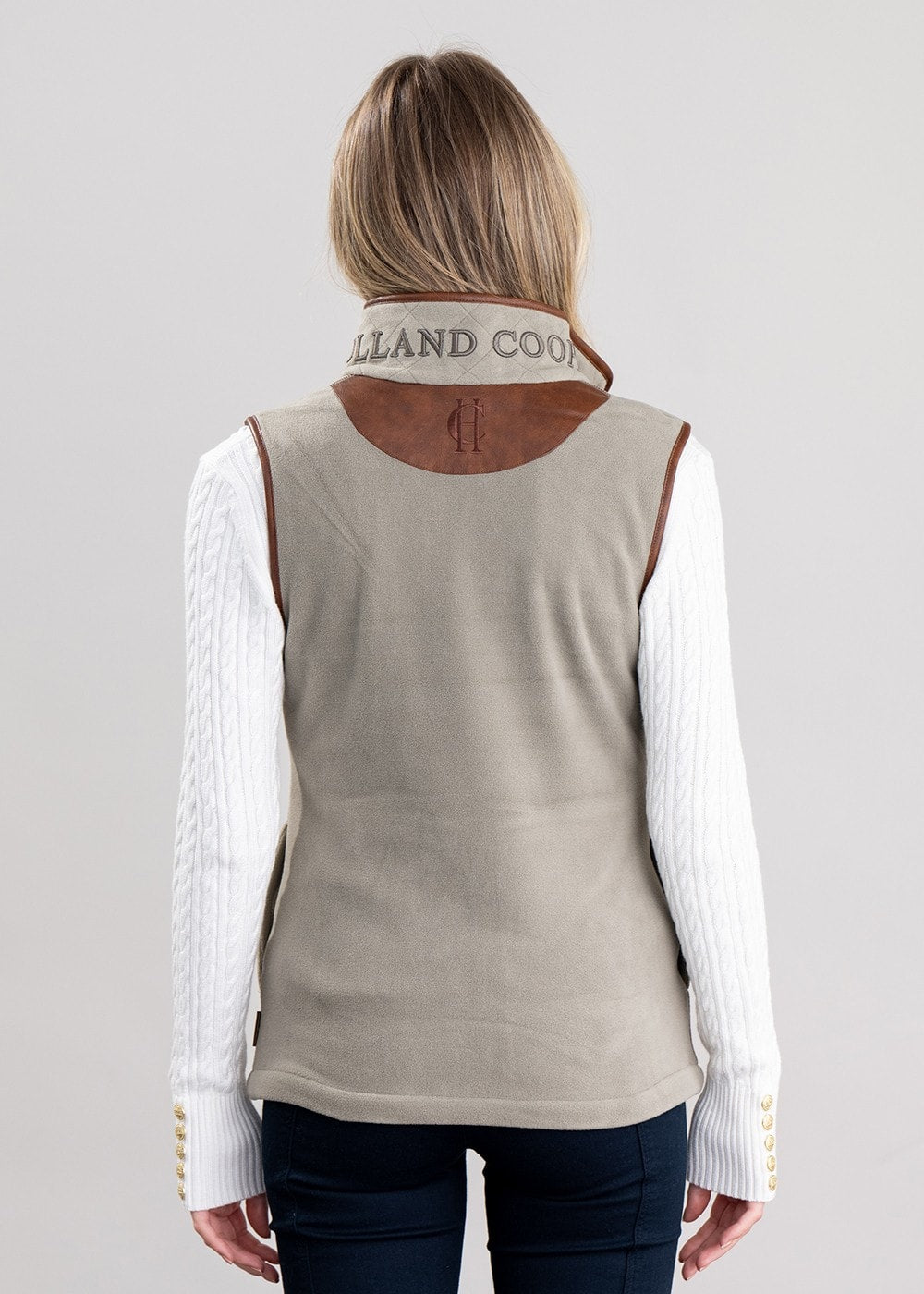 Country Fleece Gilet - Sage - 3