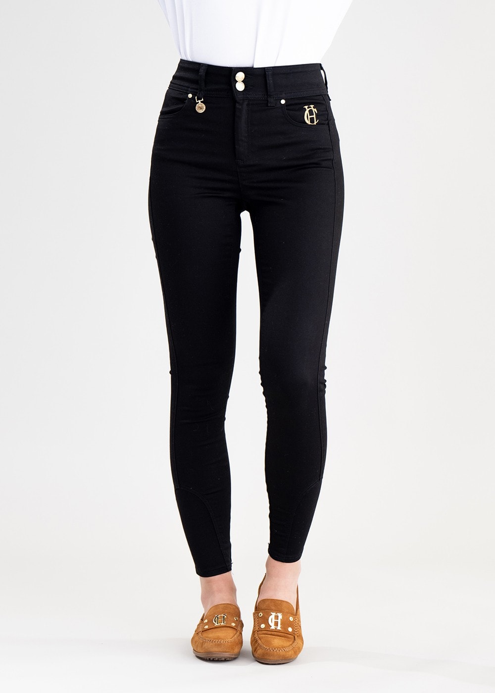 Jodhpur Jeans - Black - 1