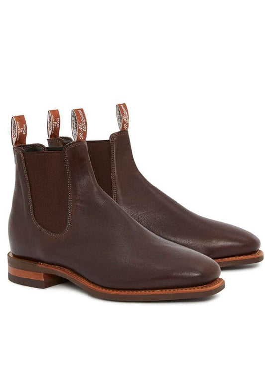 Comfort Kangaroo Craftsman Boots - Chocolate/Natural - 1