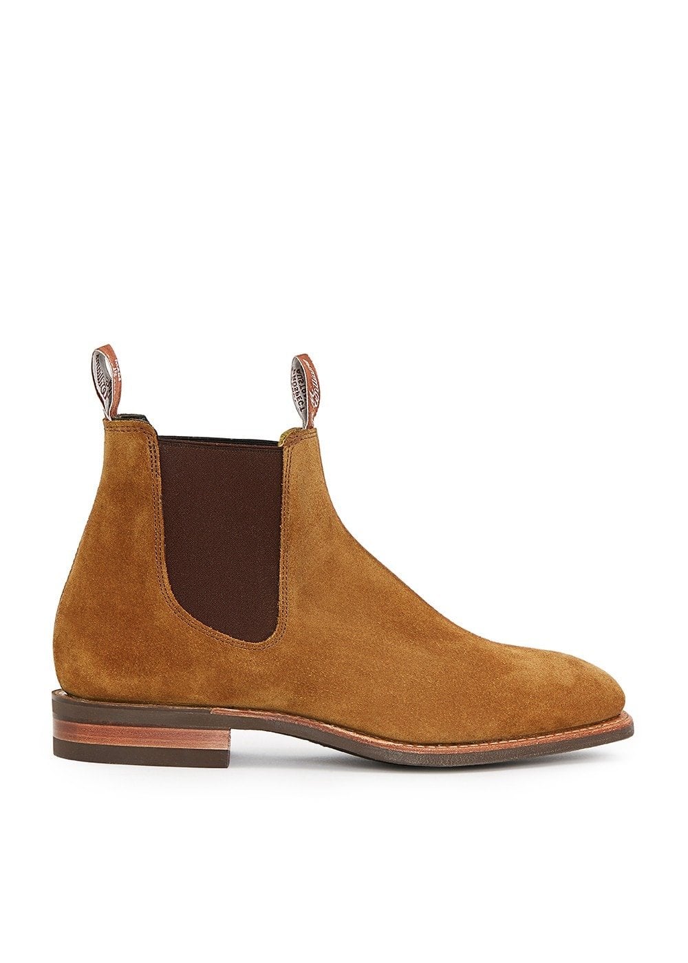 Suede Comfort Craftsman Boots - Tobacco - 8