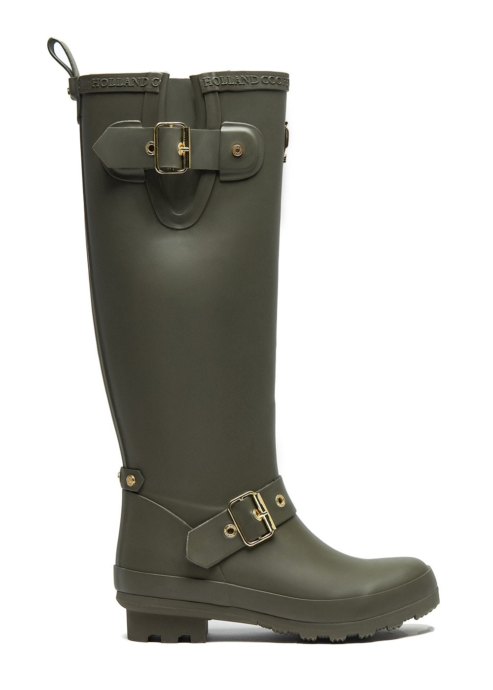 Sherpa Lined Regency Wellingtons - Matte Green - 3