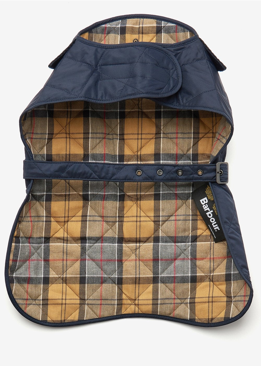 Quilted Dog Coat - Navy - 3