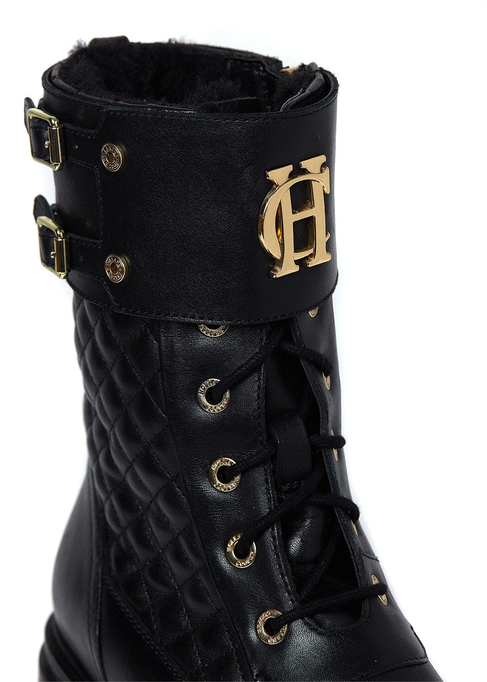 Camden Biker Boots - Black - 6