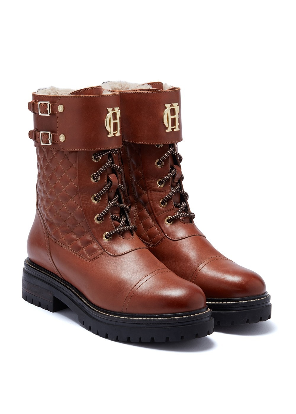 Camden Biker Boots - Tan - 1