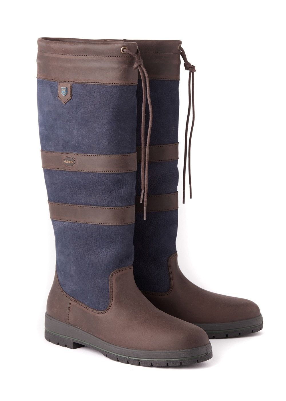 Galway Boots - Navy and Brown - 1