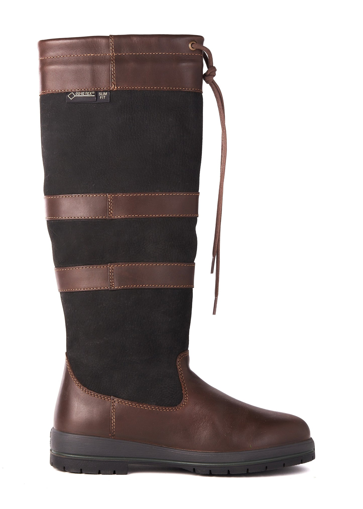 Galway SlimFit Boots - Black and Brown - 6