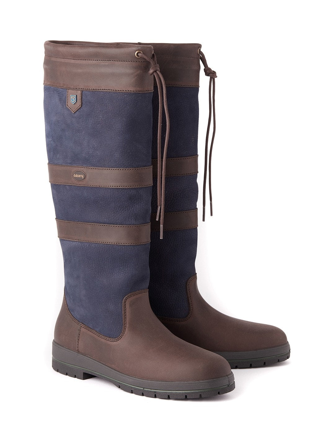 Galway SlimFit Boots - Navy and Brown - 1