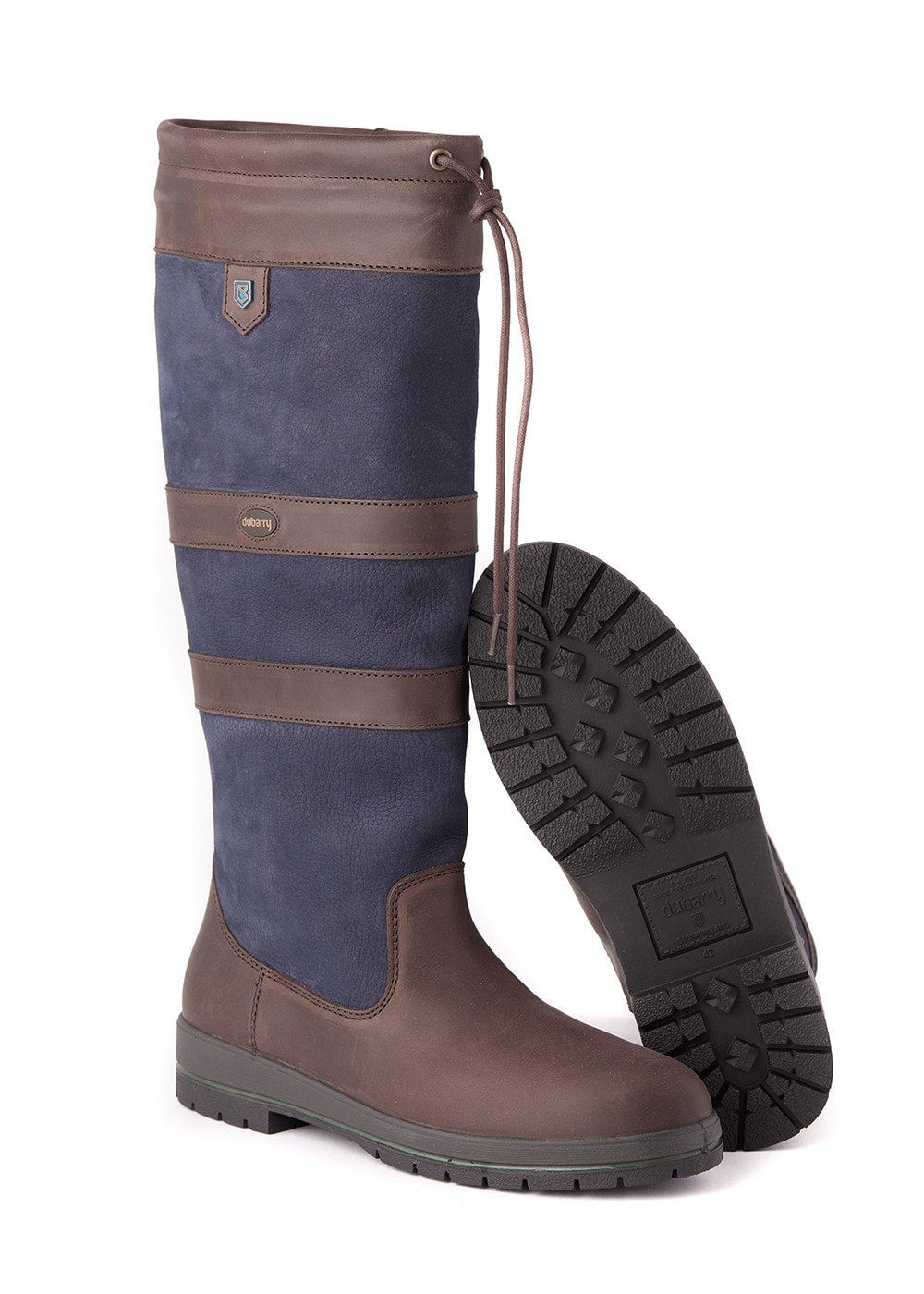 Galway Extrafit Boots - Navy and Brown - 3